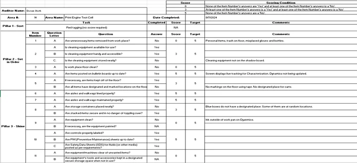 6S Audit Case Study